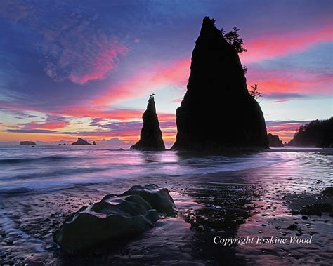 Sunset, Rialto Beach, Washington H, Landscape/nature Photography - Etsy