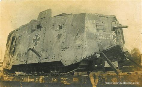 World War 1 Windows: Photograph of a German A7V Tank named Adalbert in ...