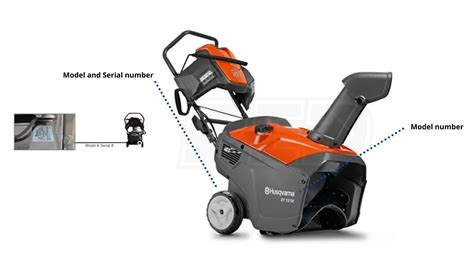 How to find serial number location for Husqvarna Snow Blower ...