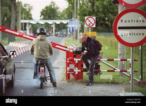 Russian-Polish border crossing in Gronowo, Poland Stock Photo, Royalty ...