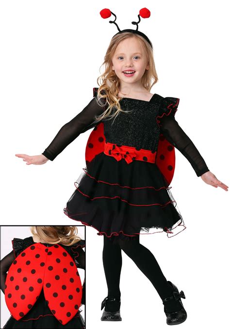 Toddler Girl's Sweet Ladybug Costume