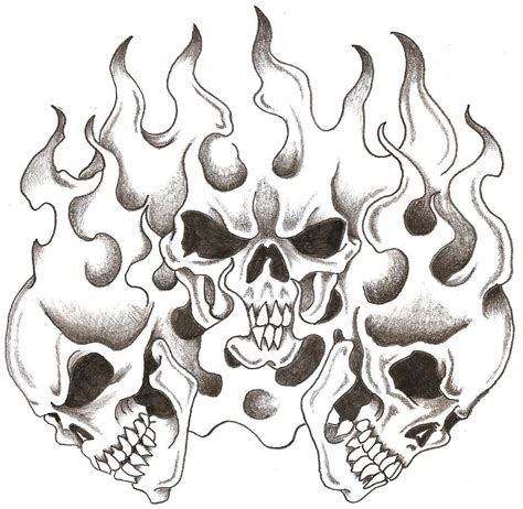 Cool Skull | Skulls and Flames by ~TheLob on deviantART | Tattoo's I ...