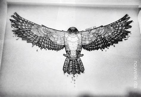 Small Hawk Tattoo Ideas - ILLUSION TATTOOS