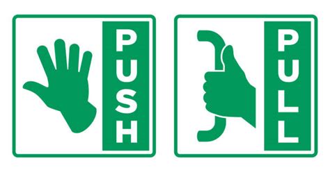 Push Sign Door Stock Photos, Pictures & Royalty-Free Images - iStock