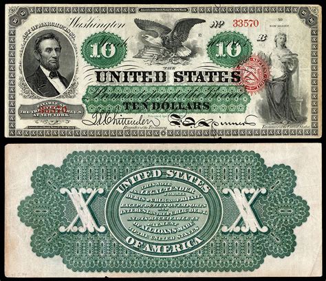 Very old 10 dollar bill | Dollar, Money notes, Dollar bill