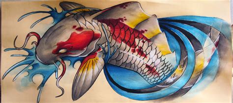 carp tattoo design by Verartstyle on DeviantArt