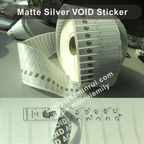 Custom Transparent Security Seal Stickers, Clear Security Seal Stickers, Clear Tamper Proof Void ...