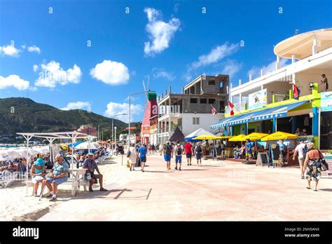 The Boardwalk, Philipsburg, St Maarten, Saint Martin, Lesser Antilles ...