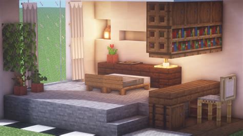 Minimalist Room - DetailCraft | Minecraft room, Minecraft interior design, Easy minecraft houses