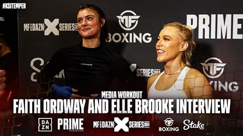 "There'll be NO MERCY in the ring!" - Faith Ordway and Elle Brooke interview | Misfits Boxing ...