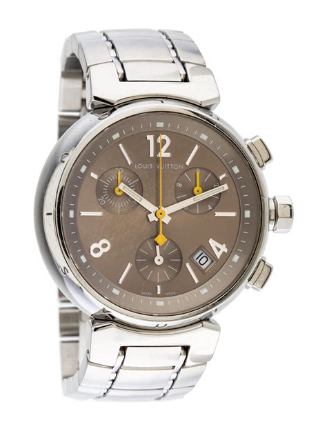 Louis Vuitton Tambour Chronograph Stainless Steel | semashow.com