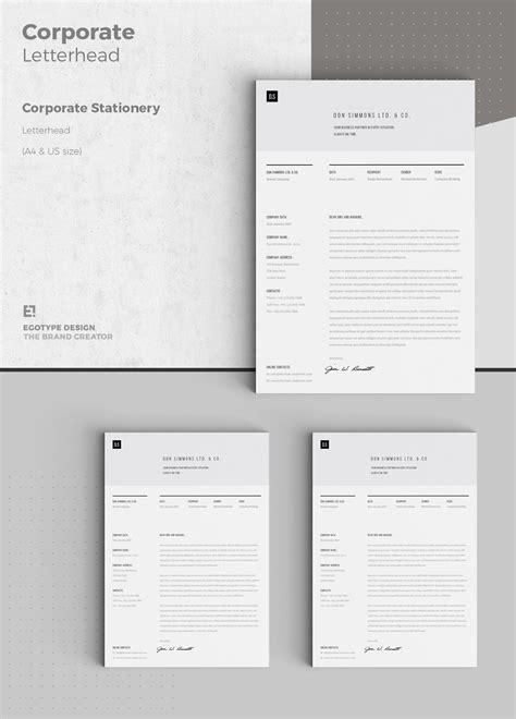 Corporate Design & Stationery on Behance