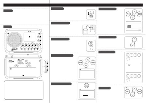 User manual Roberts PLAY 20 (English - 2 pages)