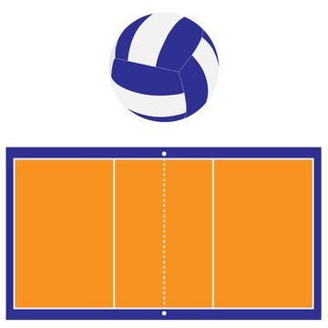 Free Vector Volleyball Court 89051 Vector Art at Vecteezy - Clip Art Library