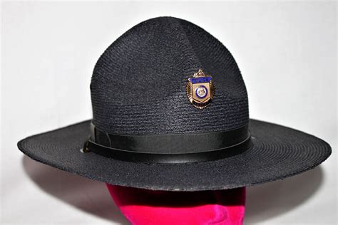 Vintage Georgia State Trooper Hat, Law Enforcement Uniform Hat, The ...