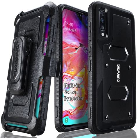 Samsung Galaxy A70 Case, COVRWARE [ Aegis Series ] with Built-in [Screen Protector] Heavy Duty ...