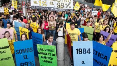 Spanish rallies turn violent as million people protest in 80 cities ...