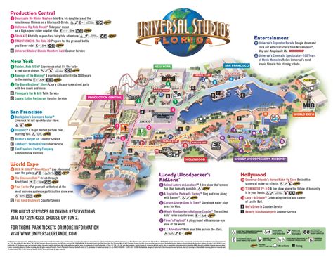 Printable Universal Studios Map