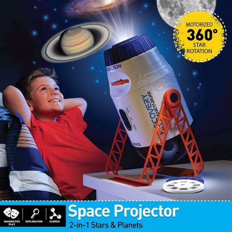 Buy Discovery Kids Planetarium Projector for Children with Rotating ...