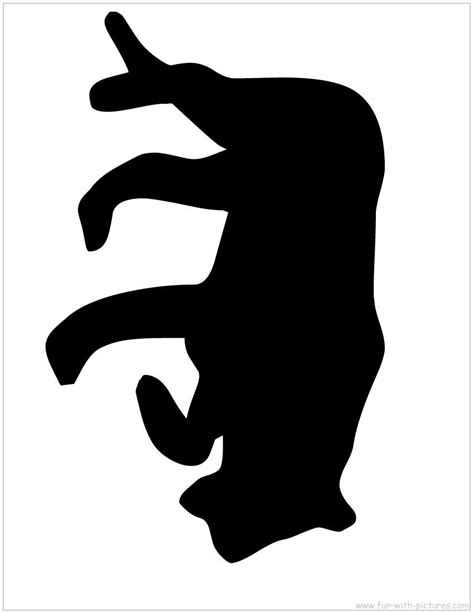 Tiger Silhouette - A printable silhouette from Fun with Pictures.com Tiger Silhouette ...