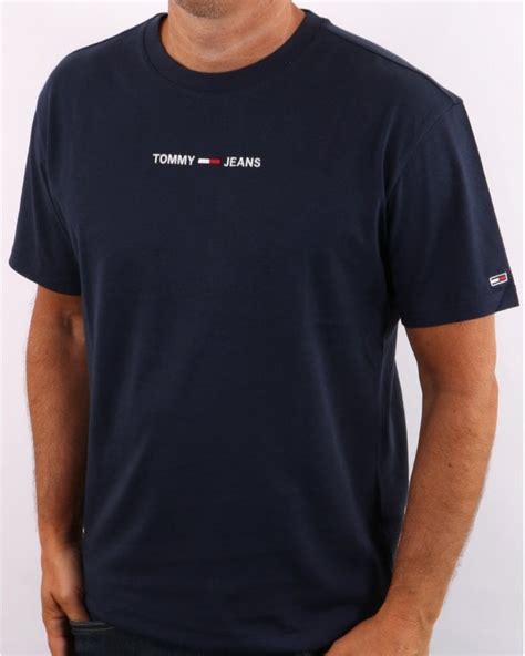 Tommy Jeans Logo T-shirt Navy / 80s Casual Classics