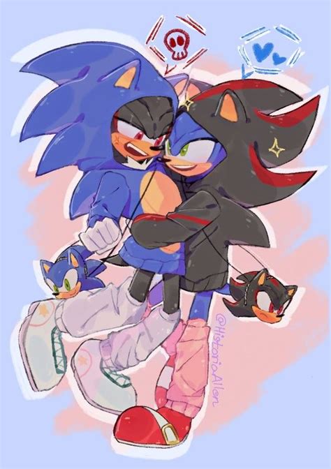 Twitter:@HistoriaAilen | Hedgehog art, Sonic and shadow, Cute drawings