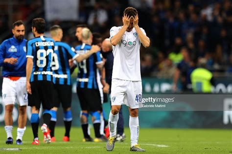 Salih Ucan of Empoli FC shows his dejection during the Serie A match ...