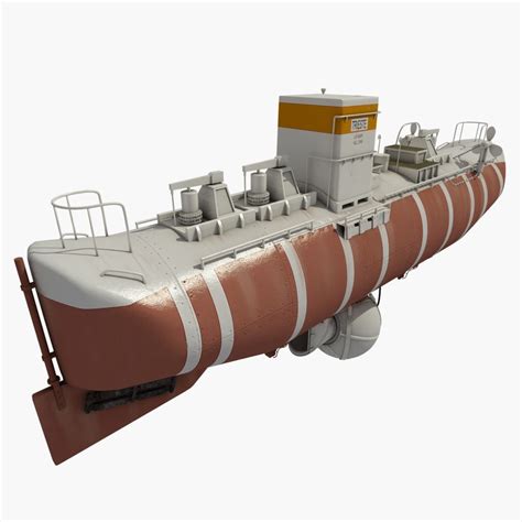 3d bathyscaphe trieste