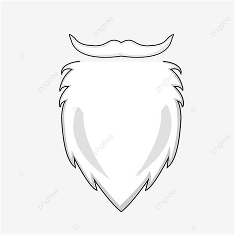 Merry Christmas Santa Beard, Santa, Beard, Christmas PNG and Vector ...