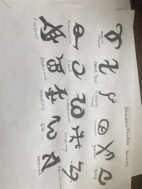 Shadowhunter Runes drawing!! | Shadowhunters Amino