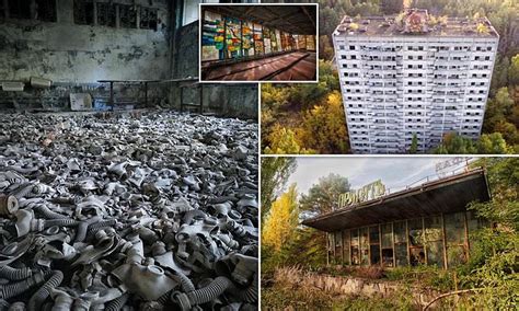 Chernobyl ghost town frozen in time: Eerie photos show how abandoned Pripyat is still deserted ...