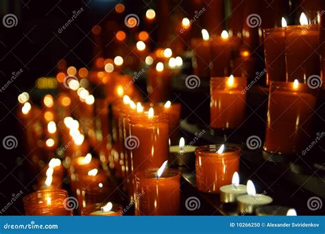 Burning Candles Stock Photo - Image: 10266250