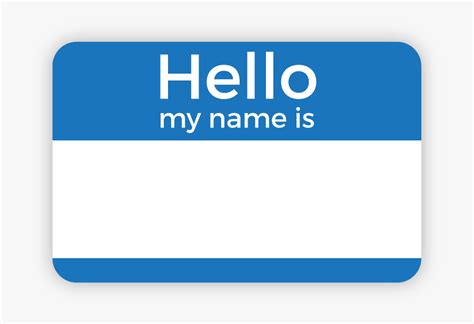 Clip Art Png For Free - Hello My Name Is Png is a free transparent ...