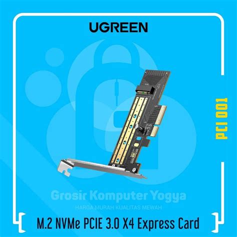 Ugreen M.2 NVMe PCIE 3.0 X4 Express Card SSD Expansion Adapter - Komputer - 910035370