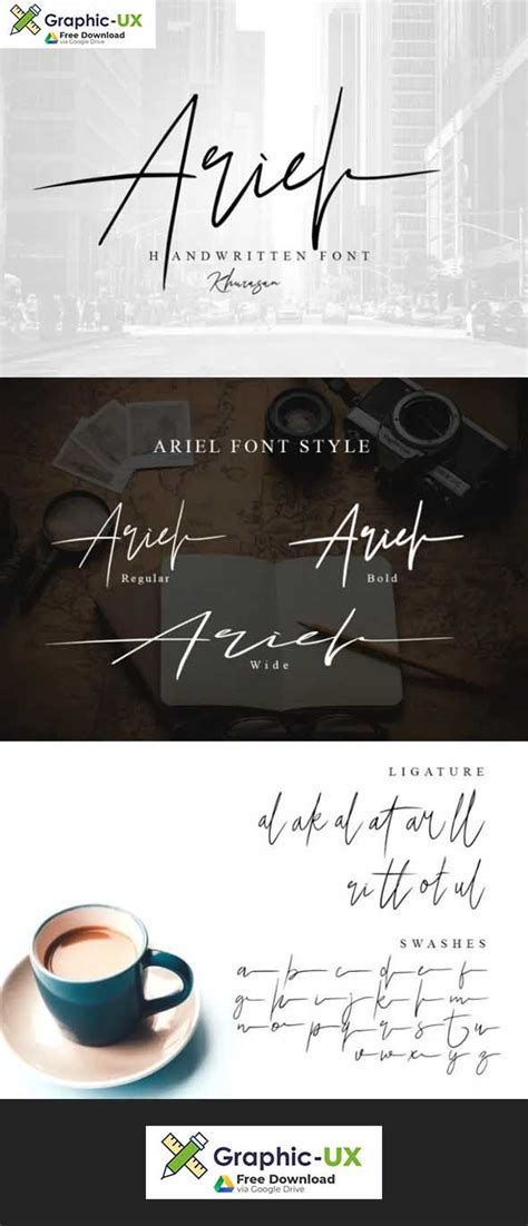 Ariel Signature Font – GraphicUX