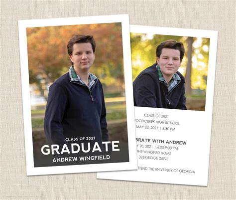 Graduation Announcement Graduation Invitation Modern - Etsy