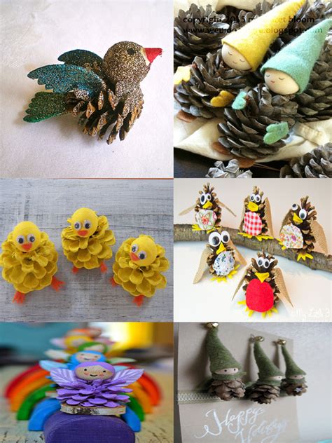 20+30+ Christmas Pine Cone Crafts