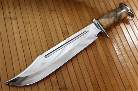 Custom Dundee Style Bowie Knife by Cote Custom Knives | CustomMade.com