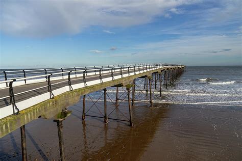 The Pier At Saltburn By The Sea Mixed Media by Smart Aviation - Fine ...