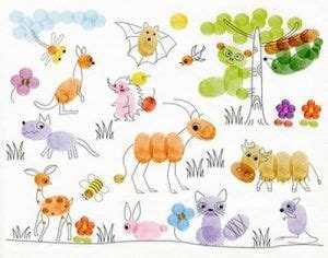 fingerprint animals (3) | Fingerprint art kids, Finger painting for ...