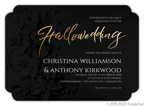 Gothic Wedding Invites - Gothic Wedding Rings