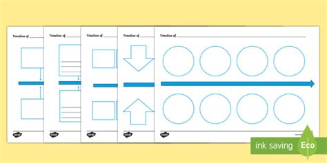 Blank History Timeline Templates (teacher made)