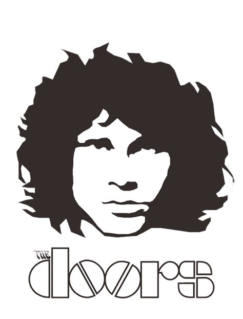 The Doors Logo Black and White Icons PNG - Free PNG and Icons Downloads