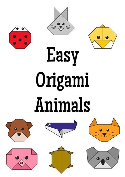 9 Easy origami animals (PDF) - ESL Vault