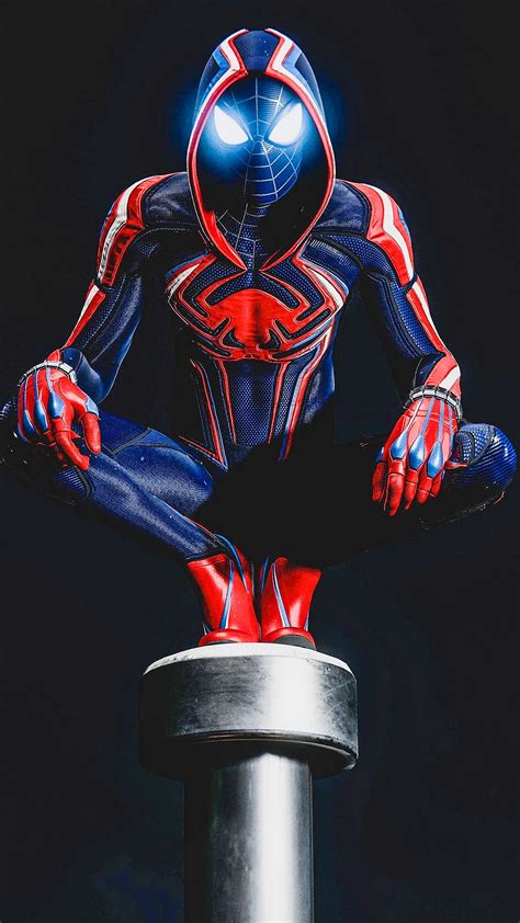 Spider Man Miles Morales 2099 Suit Wallpapers - WallpapersHigh