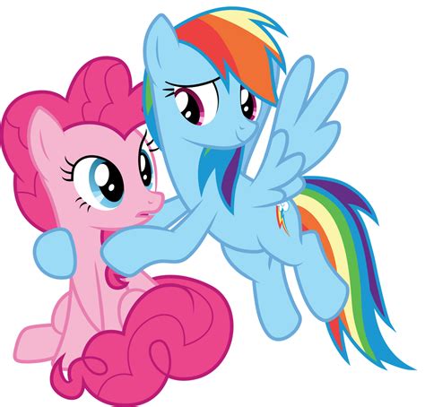 Pinkie and Dash by CloudyGlow on DeviantArt