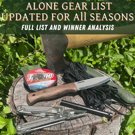 Alone Gear List - 2024 Updated Analysis Of Key Items