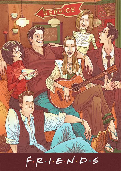 At Central Perk - Friends Fan Art (16177737) - Fanpop