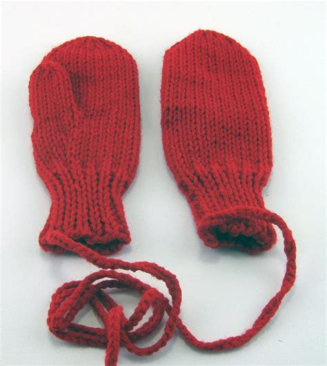 Red Mittens Childs Mittens Kids Mittens Knitted Mittens - Etsy