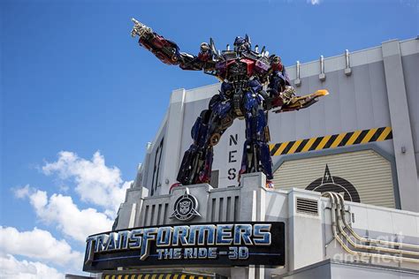 Transformers The Ride 3D Universal Studios Photograph by Edward Fielding